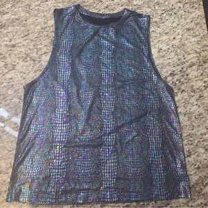 Men’s crocodile shiny tank - xl